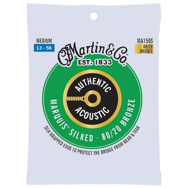 Martin & Co Martin Authentic Acoustic Guitar Strings Marquis Silked Medium