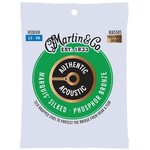 Martin & Co Martin Authentic Acoustic Marquis Silked Guitar Strings Phosphor Bronze Medium