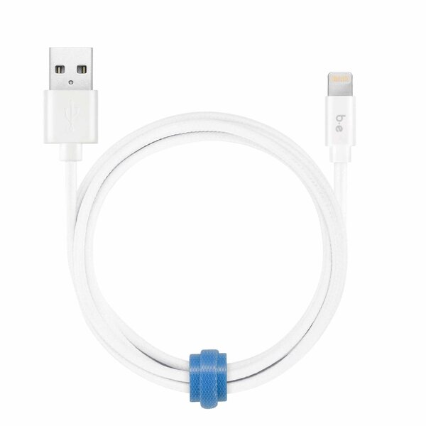 Blu Element Blu Element Braided Charge/Sync Lightning to USB-A 6ft White
