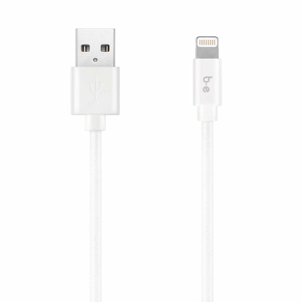 Blu Element Blu Element Braided Charge/Sync Lightning to USB-A 6ft White