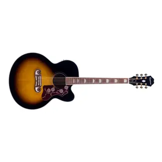 Epiphone Epiphone J-200 EC Studio Vintage Sunburst Acoustic Guitar