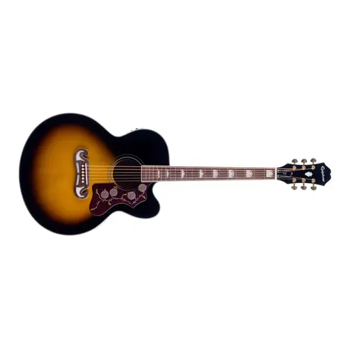 Epiphone Epiphone J-200 EC Studio Vintage Sunburst Acoustic Guitar