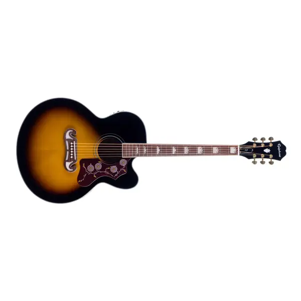 Epiphone Epiphone J-200 EC Studio Vintage Sunburst Acoustic Guitar