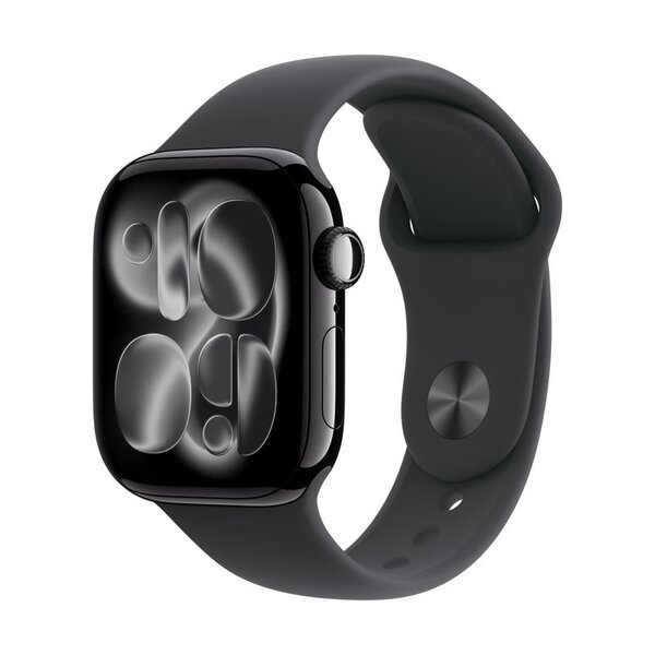 Apple Apple Watch 11 42mm Aluminium Jet Black case with Black Sport Band S/M LTE