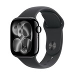 Apple Apple Watch 11 46mm Aluminium Jet Black case with Black Sport Band S/M LTE