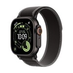 Apple Apple Watch Ultra 3 49mm Titanium Black case with Black Trail Loop Band M/L LTE
