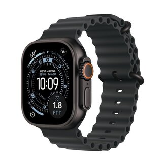 Apple Apple Watch Ultra 3 49mm Titanium Black case with Black Ocean Band LTE