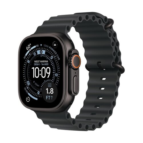 Apple Apple Watch Ultra 3 49mm Titanium Black case with Black Ocean Band LTE