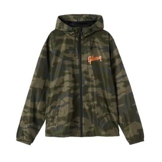 Gibson Camouflage Fullzip Windbreaker Large