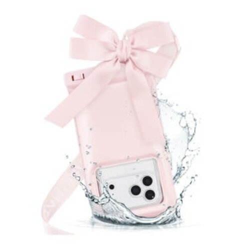 CaseMate Universal Case-Mate Waterproof Floating Bow Pouch Ballet Pink