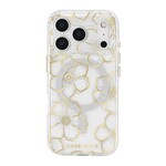 CaseMate iPhone 17 Pro Max Case-Mate Floral Gems MagSafe Case - Gold