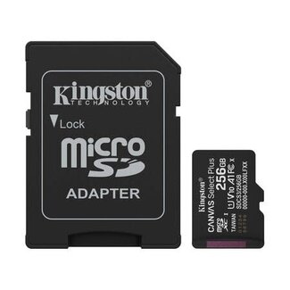 Kingston Kingston UHS-I A1 Canvas Select Plus MicroSD Card w/ SD Adapter 256GB