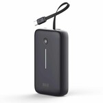 Blu Element Blu Element PowerFlex 20K mAh 30W PD Power Bank with Built-In USB-C Cable Black