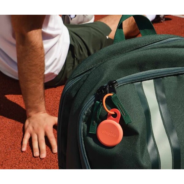 Chipolo LOOP Tracking Tag (Works with Android's Find Hub Device or Apple Find My) Coral