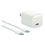 Anker Anker Nano Wall Charger 30W USB-C White with USB-C AKSD Brained 3ft Cable