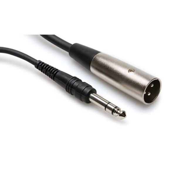 Hosa Hosa Balanced Interconnect 1/4'' TRS to XLR3M (M) 10 foot