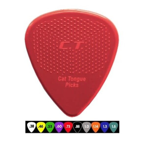 Cat's Tongue Cat's Tongue Grip Brain Picks (10 Pack) .073 Red