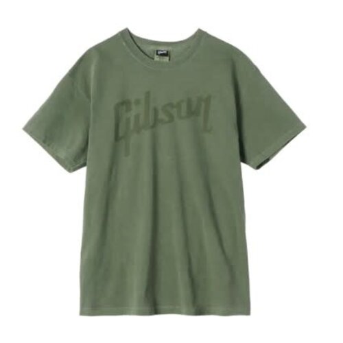Gibson Logo T-Shirt Olive Large