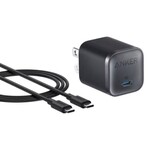 Anker Anker Nano Wall Charger 45W USB-C Black with USB-C 6ft Cable