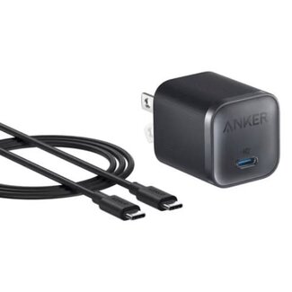 Anker Anker Nano Wall Charger 45W USB-C Black with USB-C 6ft Cable