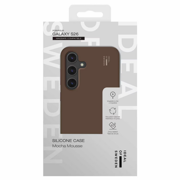 Ideal of Sweden Ideal of Sweden Silicone Case w/Magnets Mocha Mousse for Samsung Galaxy S26