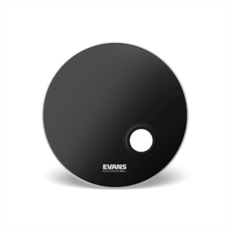 Evans Evans Drumhead Emad Resonant Black 22"