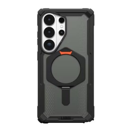 Urban Armor Gear UAG Plasma XTE Rugged Kickstand Case w/Magnets Black/Orange for Samsung Galaxy S26 Ultra