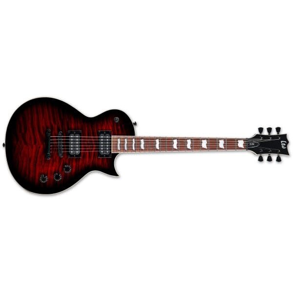 ESP EC-256QM Electric Guitar See Thru Black Cherry Sunburst