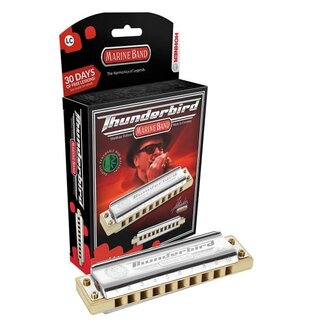 Hohner Hohner Marine Band Thunderbird Diatonic Harmonica Key of Low C