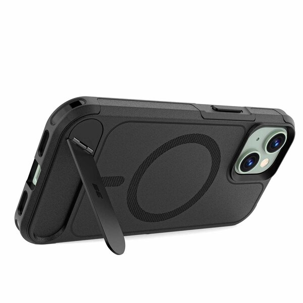 Blu Element Blu Element Armour Ultra MagSafe w/Kickstand Case Black for iPhone 17e/16e/15/14/13