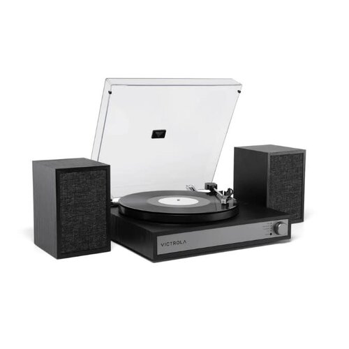 Victrola Victrola Harmony Bluetooth Turntable System with Speakers Black