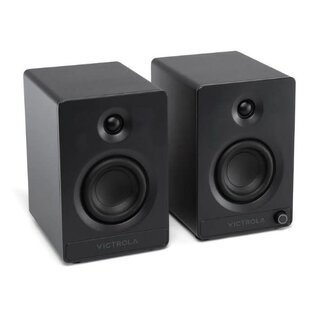 Victrola Victrola Powered Speakers Black Set of 2