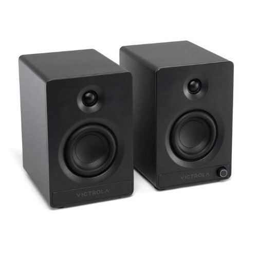 Victrola Victrola Powered Speakers Black Set of 2