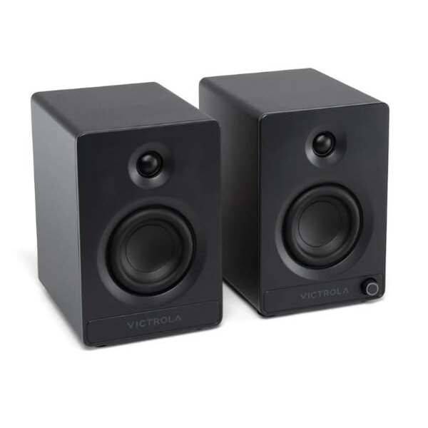 Victrola Victrola Powered Speakers Black Set of 2