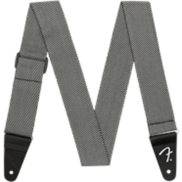 Fender Fender Modern Tweed Strap, White/Black 2"