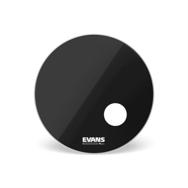 Evans Evans EQ3 RESO Black 1Ply Smooth 7.5Mil  22”