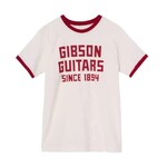 Gibson ''Since 1894'' Ringer Tee White/Red Large