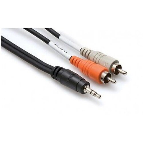 Hosa Hosa Stereo 3.5 mm (M) TRS to Dual RCA 10 ft