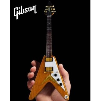 Axe Heaven Gibson '58 Korina Flying V Mini Guitar Model