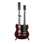 Gibson SG EDS-1275 Doubleneck Cherry 1:4 Scale Mini Guitar Model