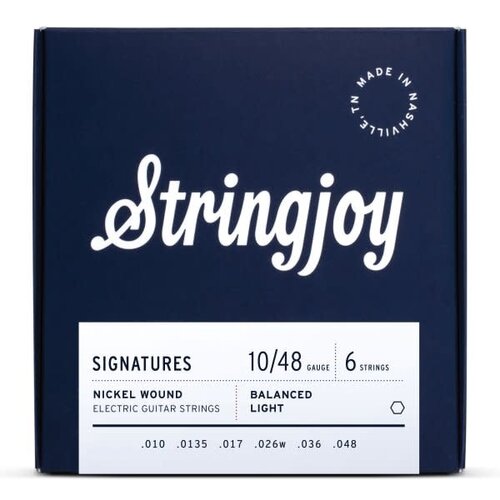 Stringjoy Stringjoy Balanced Light Gauge (10-48) Nickel Wound Electric Guitar Strings