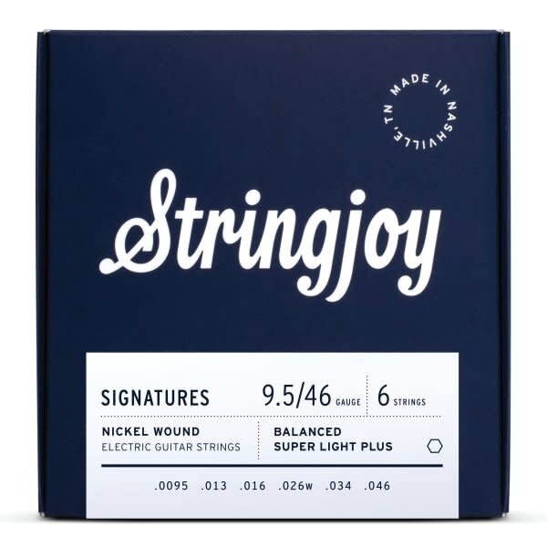 Stringjoy Stringjoy Super Light Plus Gauge (9.5-46) Nickel Wound Electric Guitar Strings