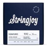 Stringjoy Stringjoy Balanced Super Light Gauge (9-42) Nickel Wound Electric Guitar Strings