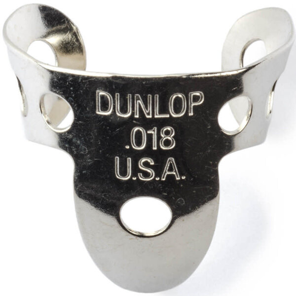 Jim Dunlop Dunlop 33P018 Nickel Silver Finger & Thumbpicks .18mm 5 Pack