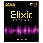 Elixir ELIXIR Attune Phosphor Bronze Acoustic Guitar String Light 012-053