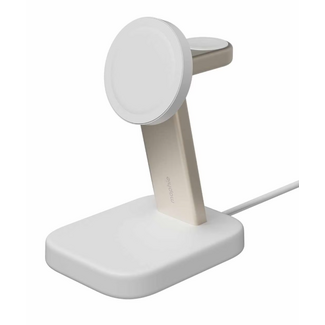 Mophie Mophie Qi2 2-in-1 Wireless Charging Stand 15W White for Phone and Apple Watch