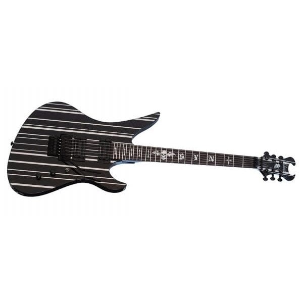 Schecter Schecter Synyster Standard Electric Guitar - Gloss Black with Silver Pin Stripes