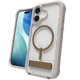 iPhone 17 ZAGG Graphene Rainier Snap Kickstand Case - Sandstone
