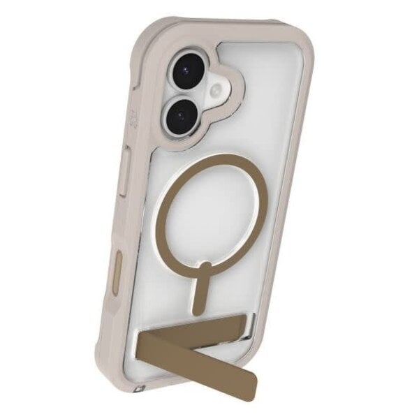 iPhone 17 ZAGG Graphene Rainier Snap Kickstand Case - Sandstone