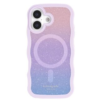 Kate Spade iPhone 17 Kate Spade Wavy MagSafe Case - Opal Glitter